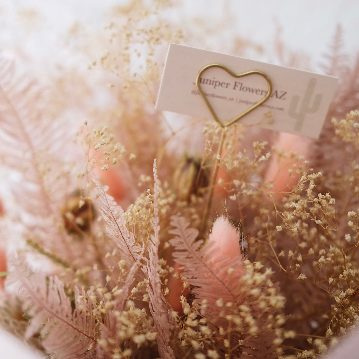 Welkin x Juniper Flower's Dried Bouquet | blush