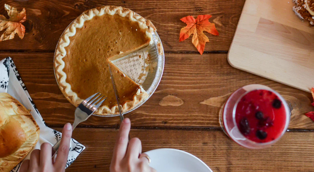 A Thanksgiving table where a family is grieving