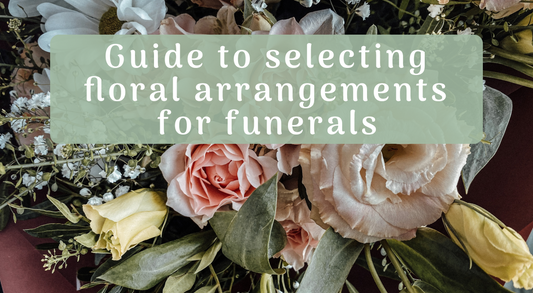 Floral arrangement for a funeral